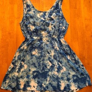 Tie dye skater dress